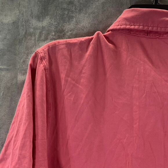 VINEYARD VINES Men's Red Classic Pima Pique Short-Sleeve Polo Shirt SZ M - Picture 4 of 9